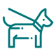 outline of a dog with a leash attached featuring a playful design showcasing pet care and training including seven key tips for responsible dog ownership