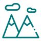 A scenic view of mountains under a clear sky with a winding path leading towards the peaks highlighting the beauty of nature and adventure 10 amazing landscapes